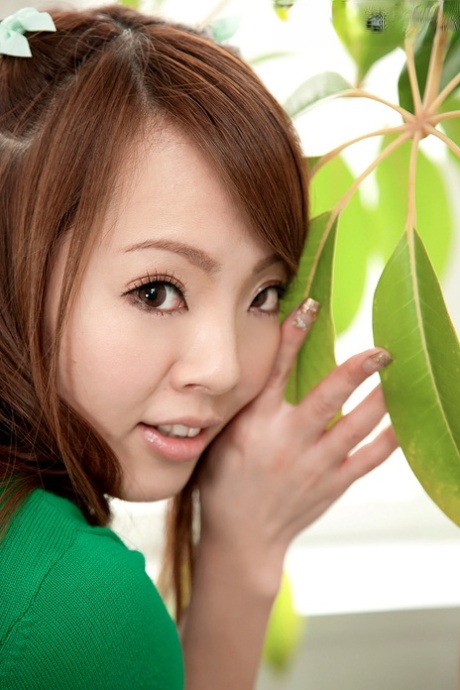 Gorgeous little Hitomi has the biggest tits ever seen on an Asian teen